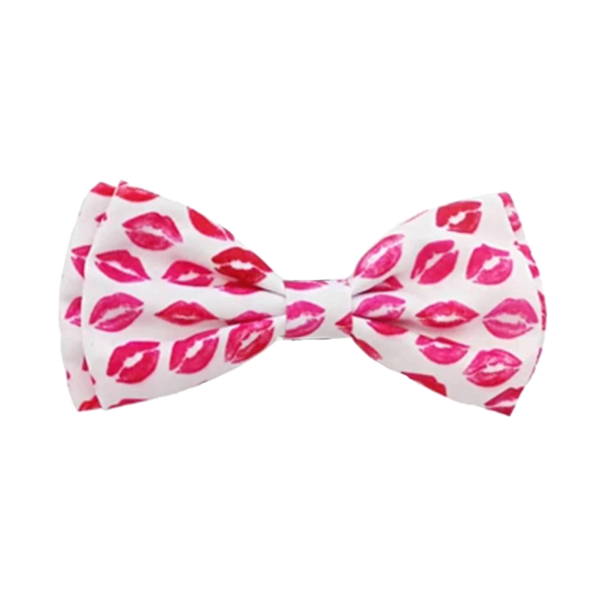 Huxley & Kent Bow Tie For Pets - Kisses (Large) - Valentine'S Day Pet Bow Tie Collar Attachment - Fun Bow Ties For Dogs & Cats -