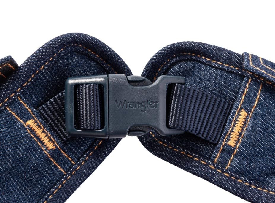 Wrangler Dark Wash Dog Vest Harness With Sherpa-Xl
