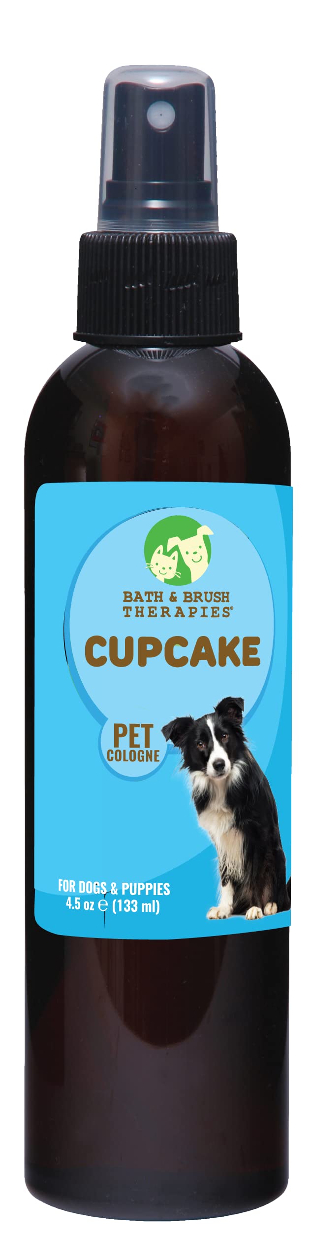 Showseason Bath & Brush Therapies Cupcake Pet Cologne 4.5 Oz. For Dogs | Long-Lasting Odor Eliminator | Paraben-Free | Biodegrad
