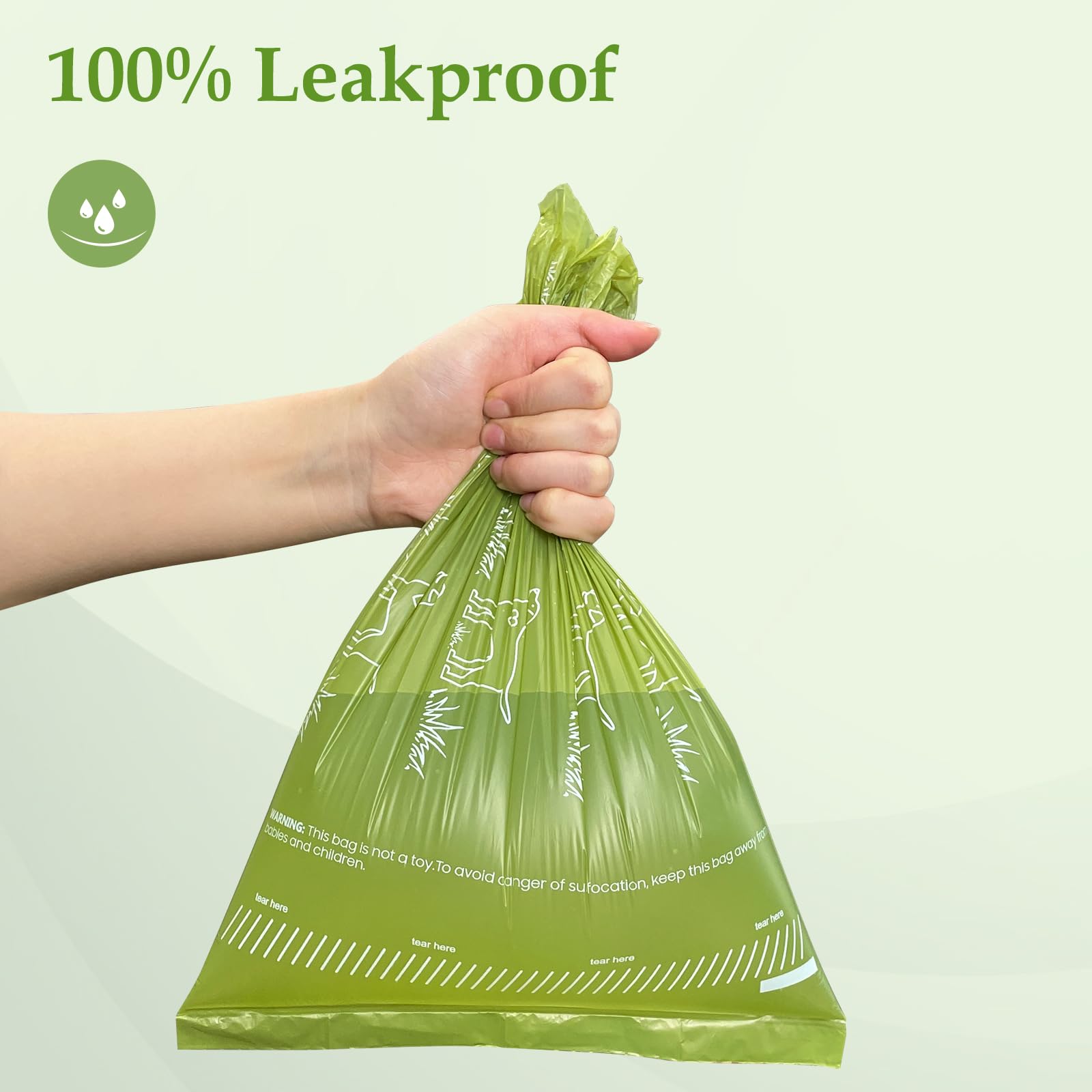 720 Count Unscented 13    X 9   Dog Poop Bags Rolls, Leakproof Strong & Sturdy Waste Bags For Doggie Cat Pet