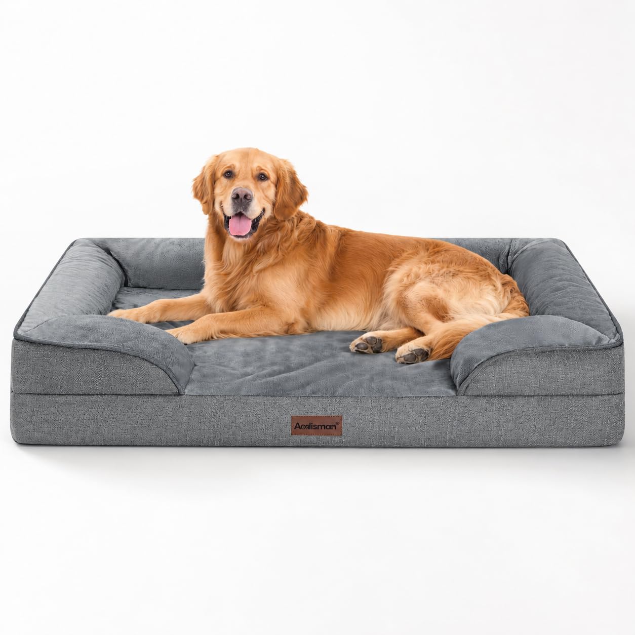 Dog Bed for Extra Large Dogs, 44Inch Orthopedic XL Waterproof Pet Beds