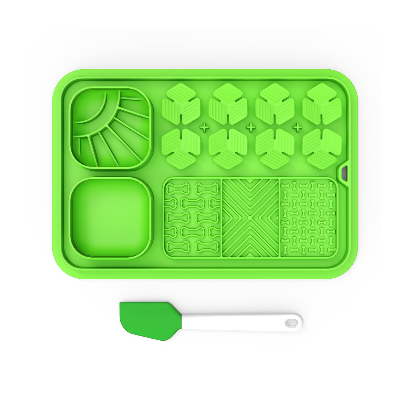Lick Mat for Dogs,Slow Feeder Bowl for Dogs and Cats, Silicone Lick Mat & Snuffle Mat - Interactive Puzzle Feeder to Slow Eating