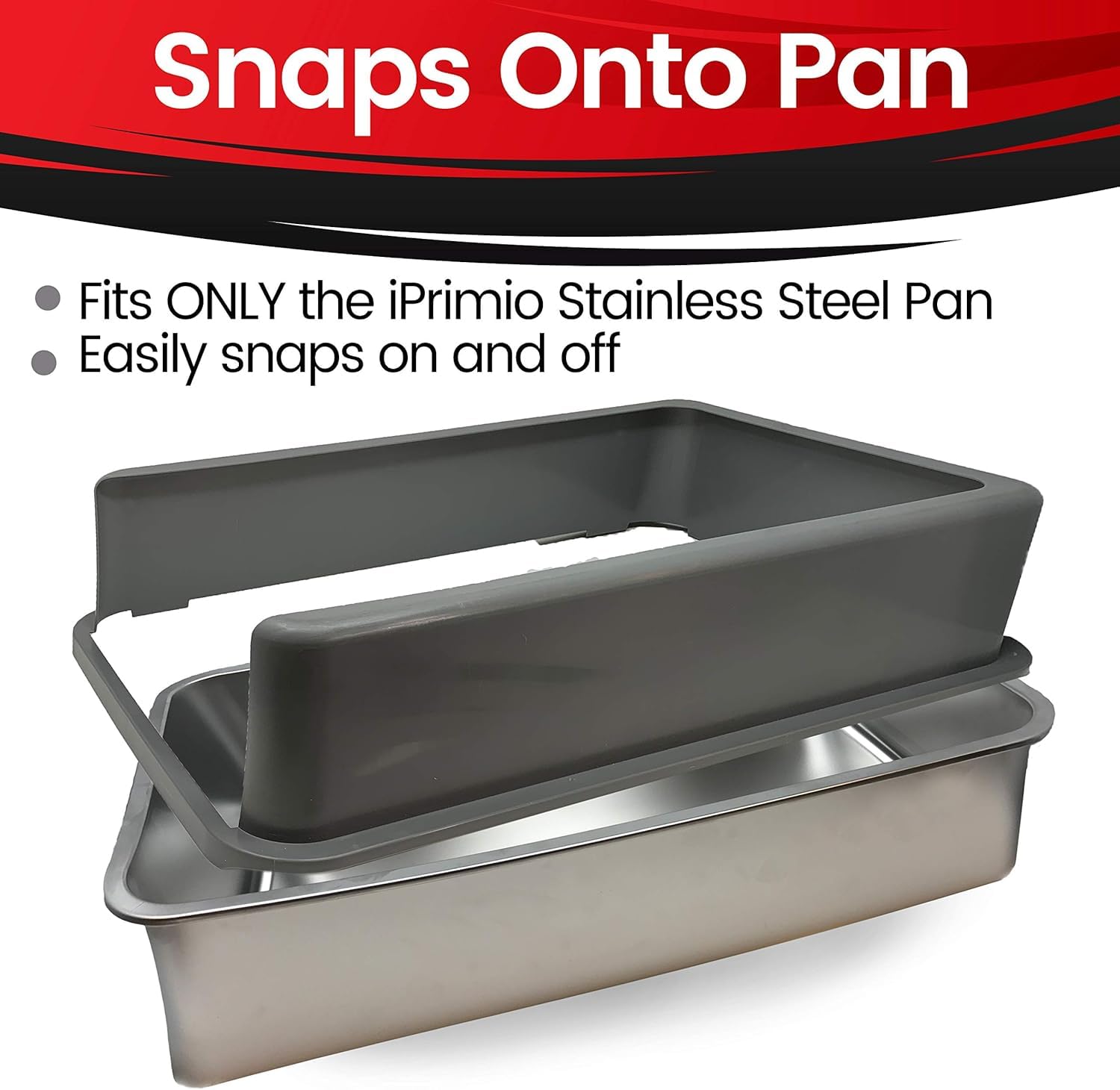 Iprimio Xl Cat Litter Box Enclosure - Stainless Steel Large For Boxes Big Cats - Never Absorbs Odor - Xl Cat Litter Box Enclosure With Teflon Coating - Litter Box Enclosure Only - Easy To Clean