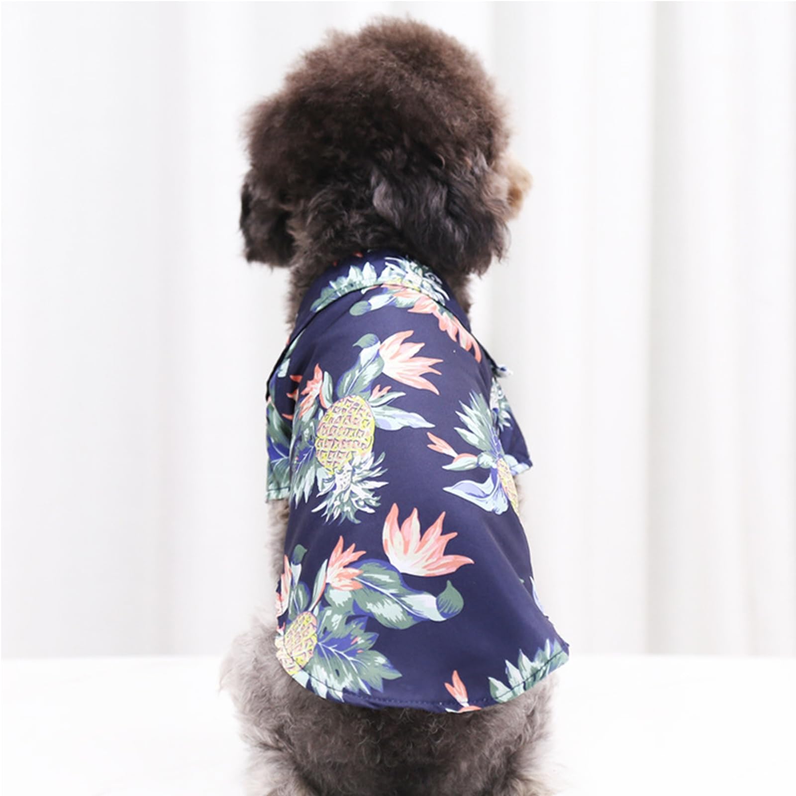 Lhyz Park Hawaiian Shirt For Small Dogs & Cats - Lightweight Breathable Pet Tshirt With Vibrant Fade-Resistant Colors For Small