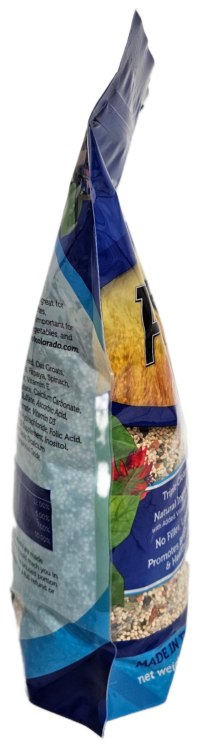 Sweet Harvest Parakeet Bird Food, 4 lbs Bag - Seed Mix for Parakeets Budgerigars Budgies