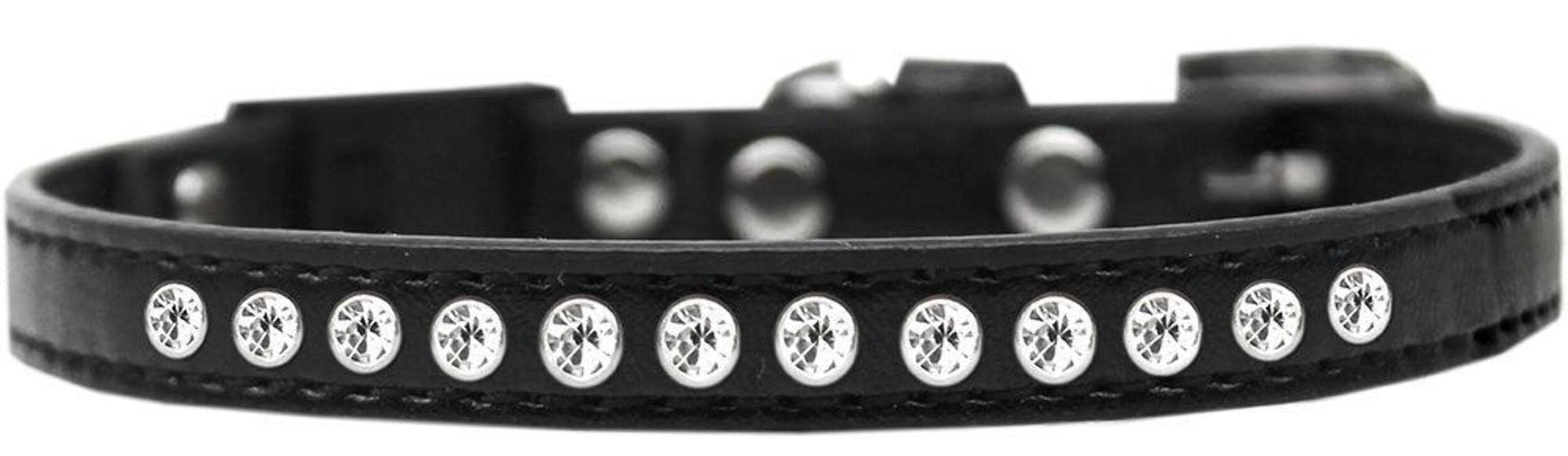 Breakaway Cat Collar, "Clear Jewel" Aqua 12