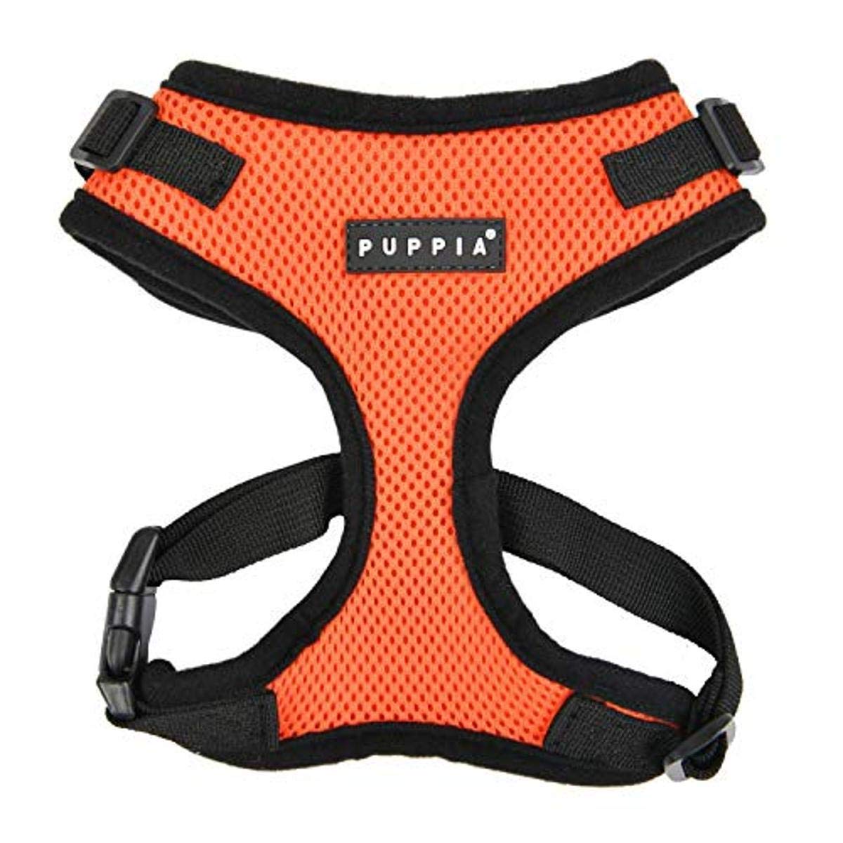 Puppia Authentic Ritefit Harness With Adjustable Neck Orange, Medium