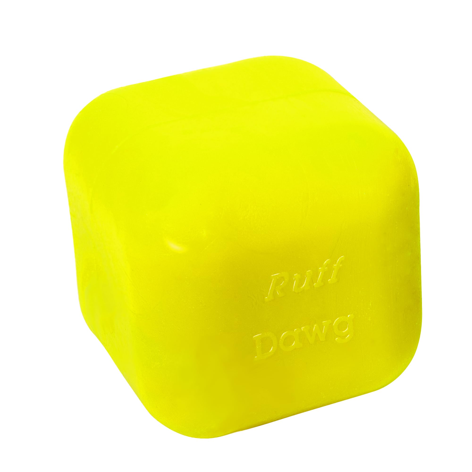 Ruff Dawg Dawg-Cube Xl - Durable Floating Dog Toy For Large Breeds - Made In The Usa - Assorted Neon Colors For High Visibility And Active Play