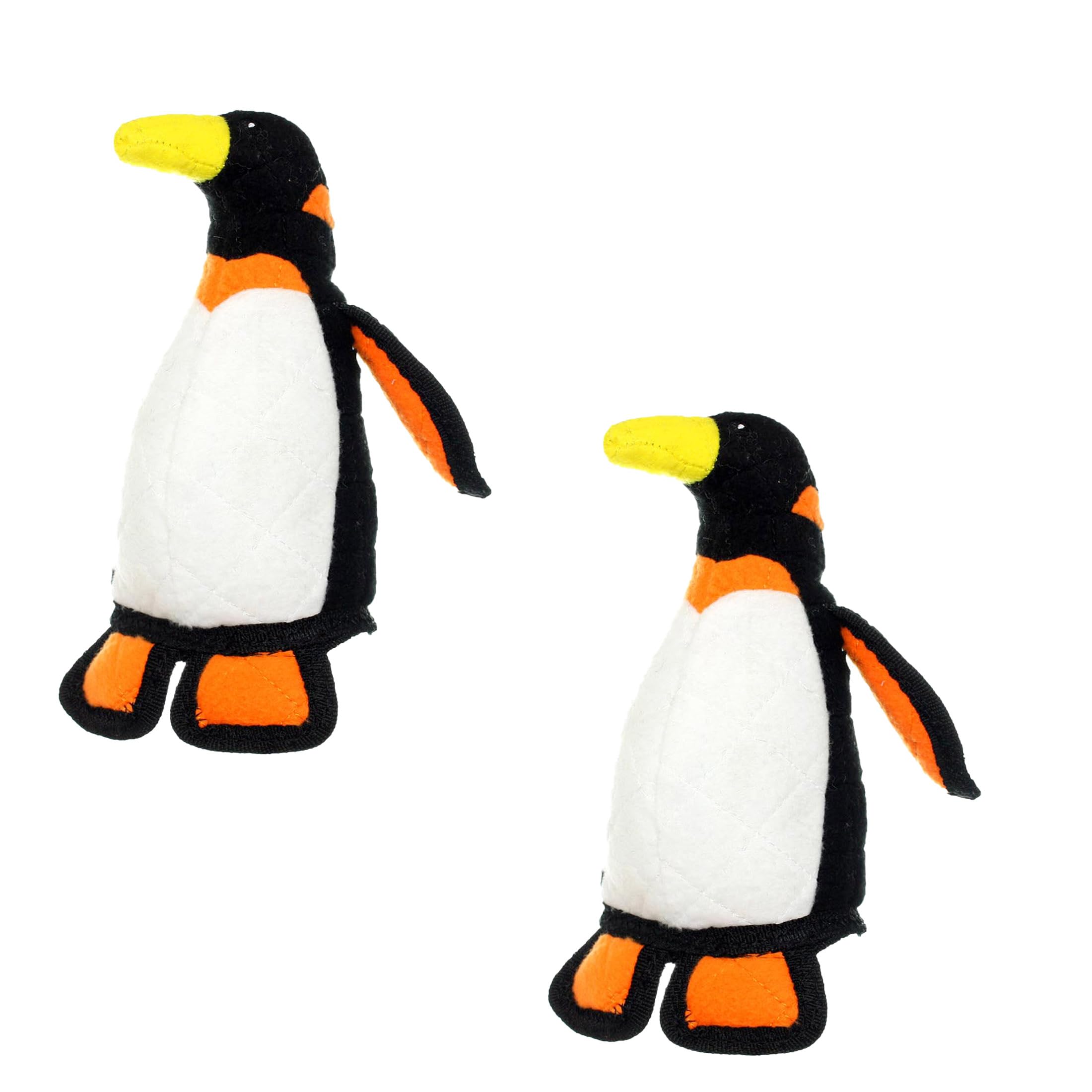 TUFFY - 2 Pack Original : Penguin Dog Toy : Ultra Durable Plush Dog Toy with Multiple Layers & Reinforced Seams, Washable and Fl