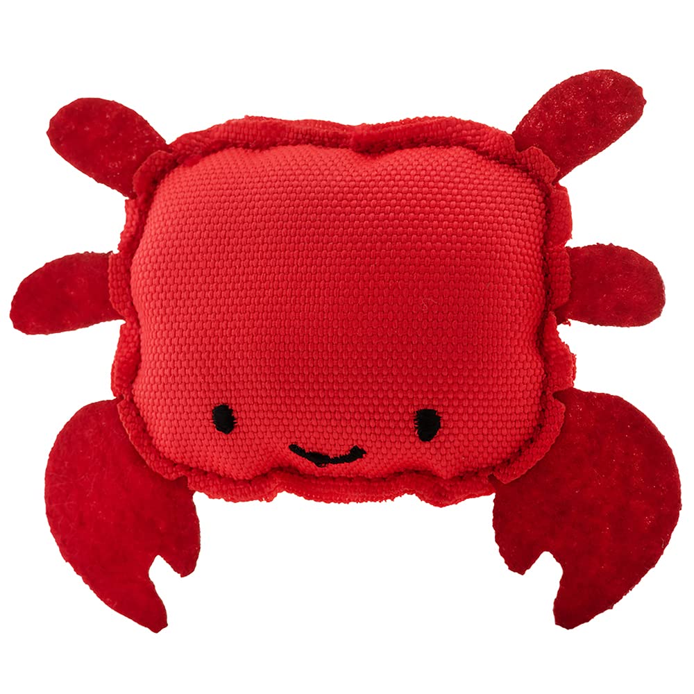 Beco Catnip Silly Crab Cat Toy, Stuffed with Whisker Tingling North American Catnip, Tough and Durable Outer Cloth Crafted from 