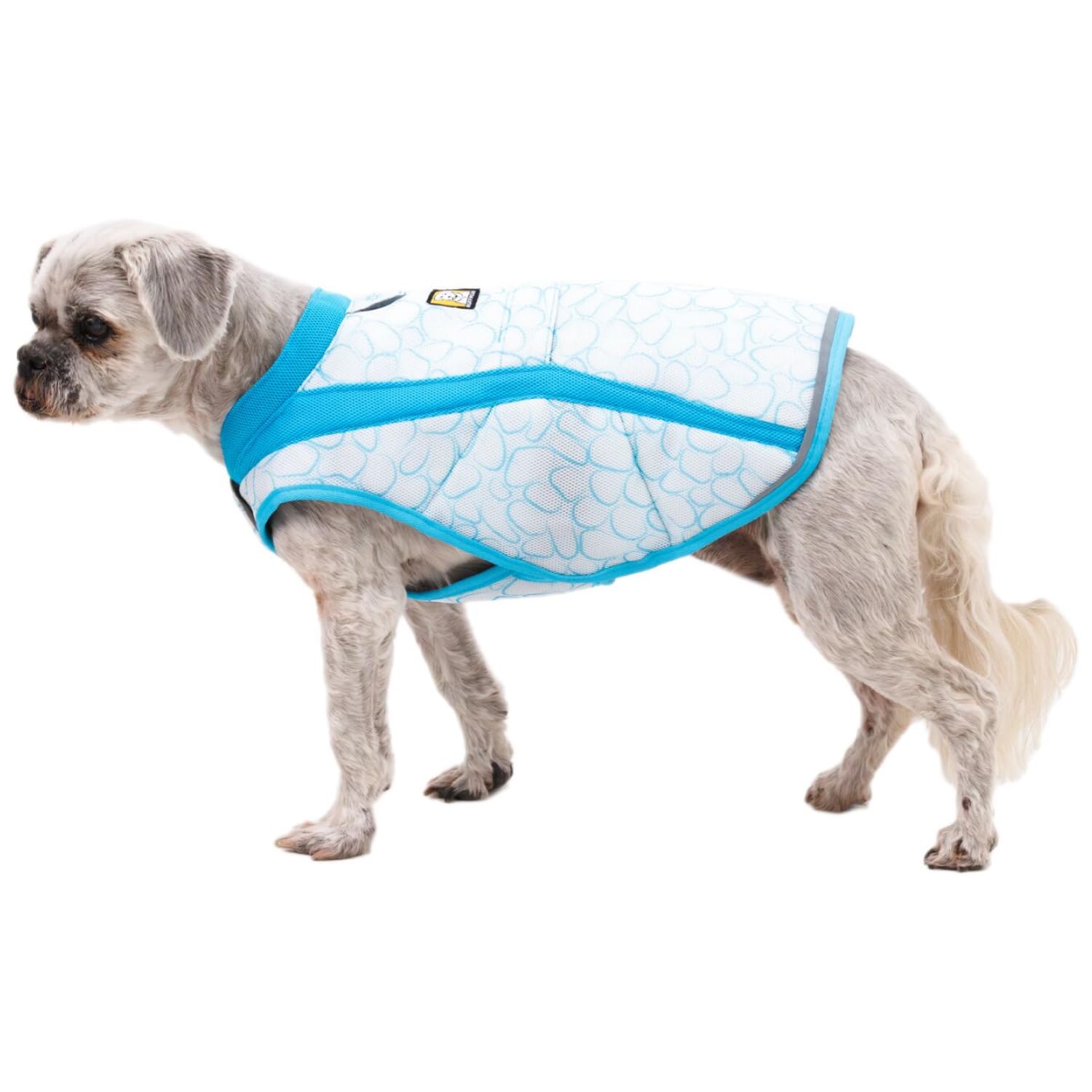 Ruffwear, Swamp Cooler Dog Vest, Evaporative Cooling For Hot Weather, Compatible With Most Harnesses, Biolumin Blue, Xx-Small