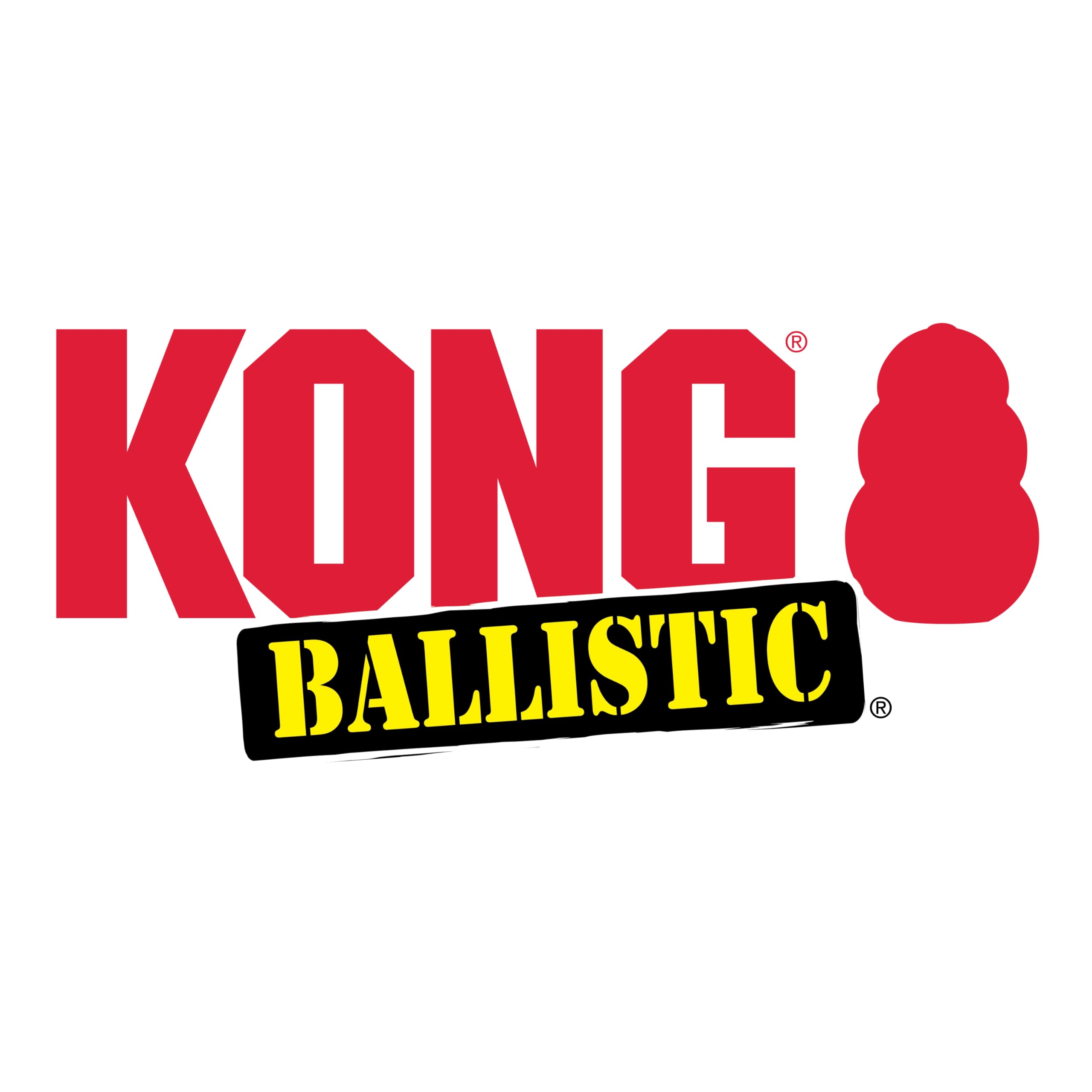 Kong Ballistic Durable Squeaker Dog Toy (Giraffe)