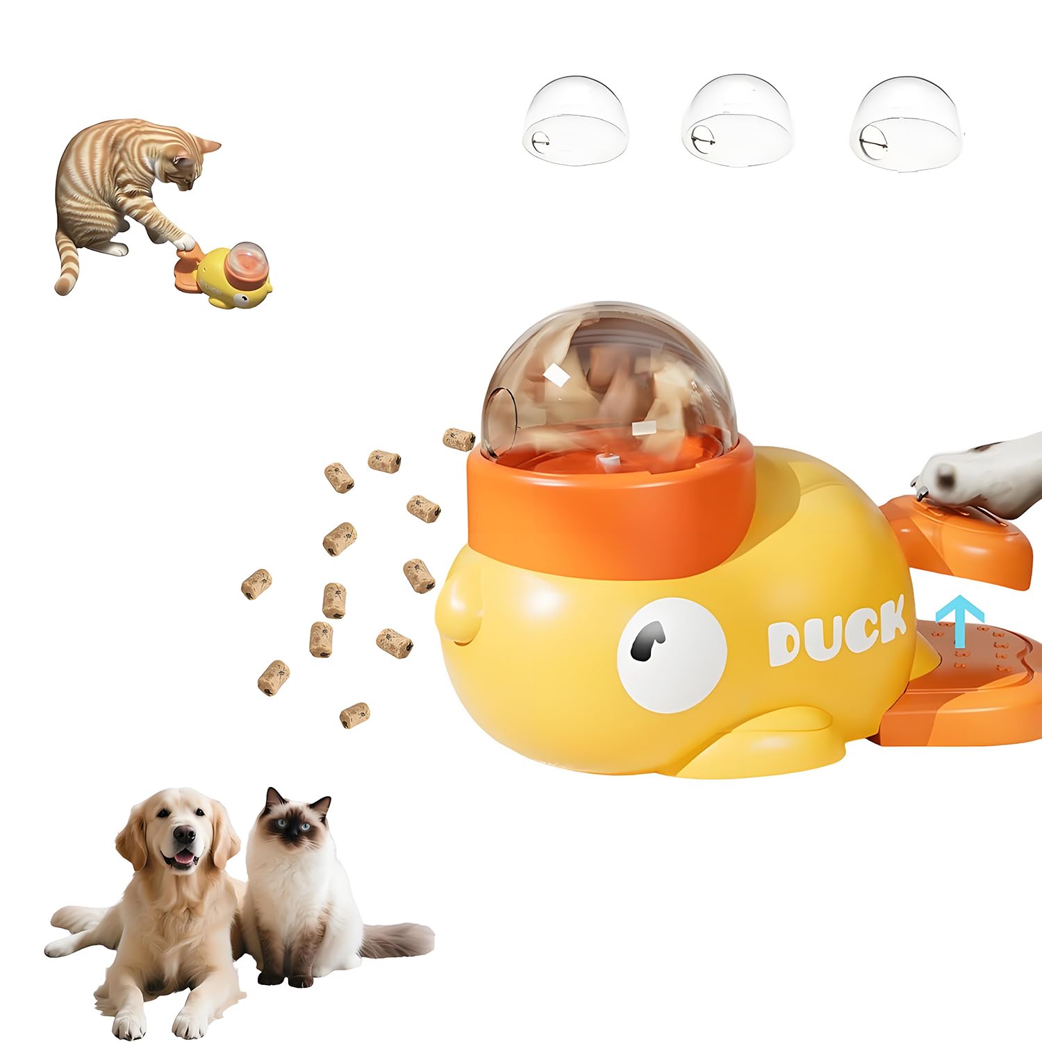 Dog Puzzle Toy with Adjustable Difficulty - Interactive Treat Dispensing Game for Mental Enrichment, Indoor Boredom Buster & Slo