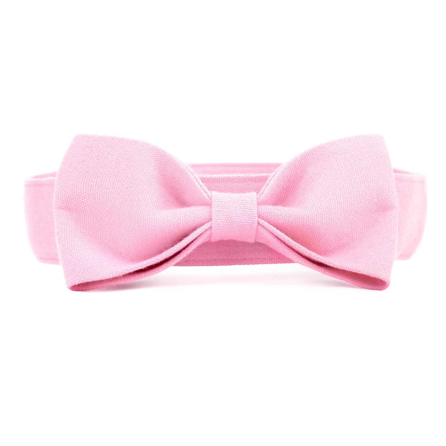 Segarty Dog Bowtie Collar, Adjustable Pink Bowtie Collar For Large Dogs, Durable Dog Neck Tie Tuxedo Comfortable Cotton Girl Pet