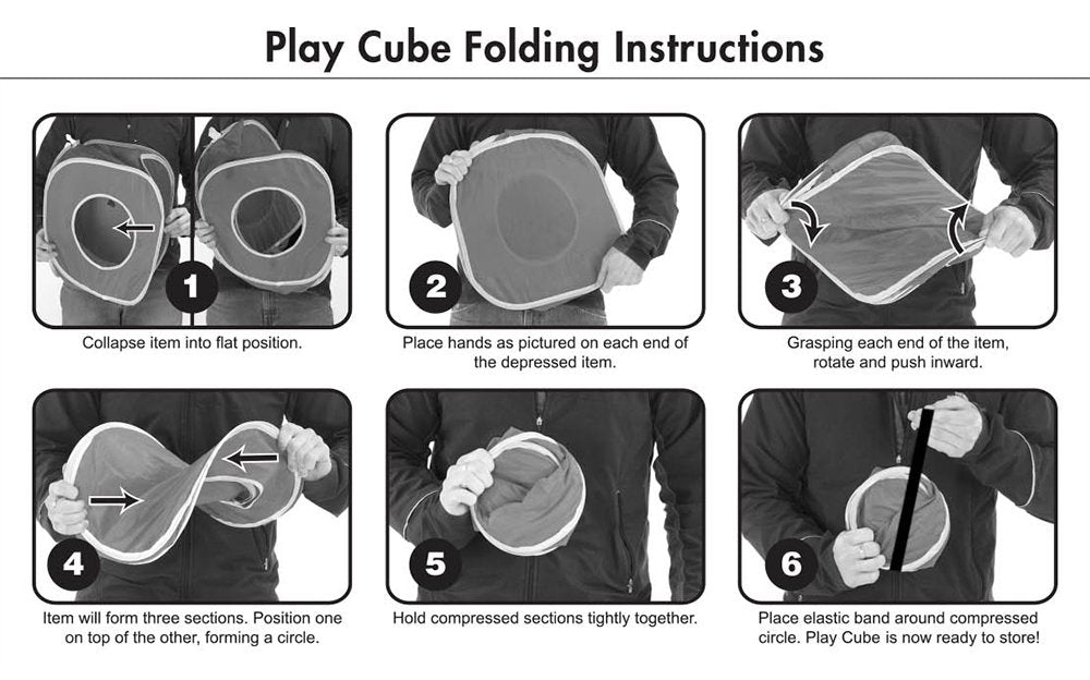 Kitty City Jungle Cat Cube Combo, Collapsible Cat Cube, Cat Bed, Tunnel, Cat Toy