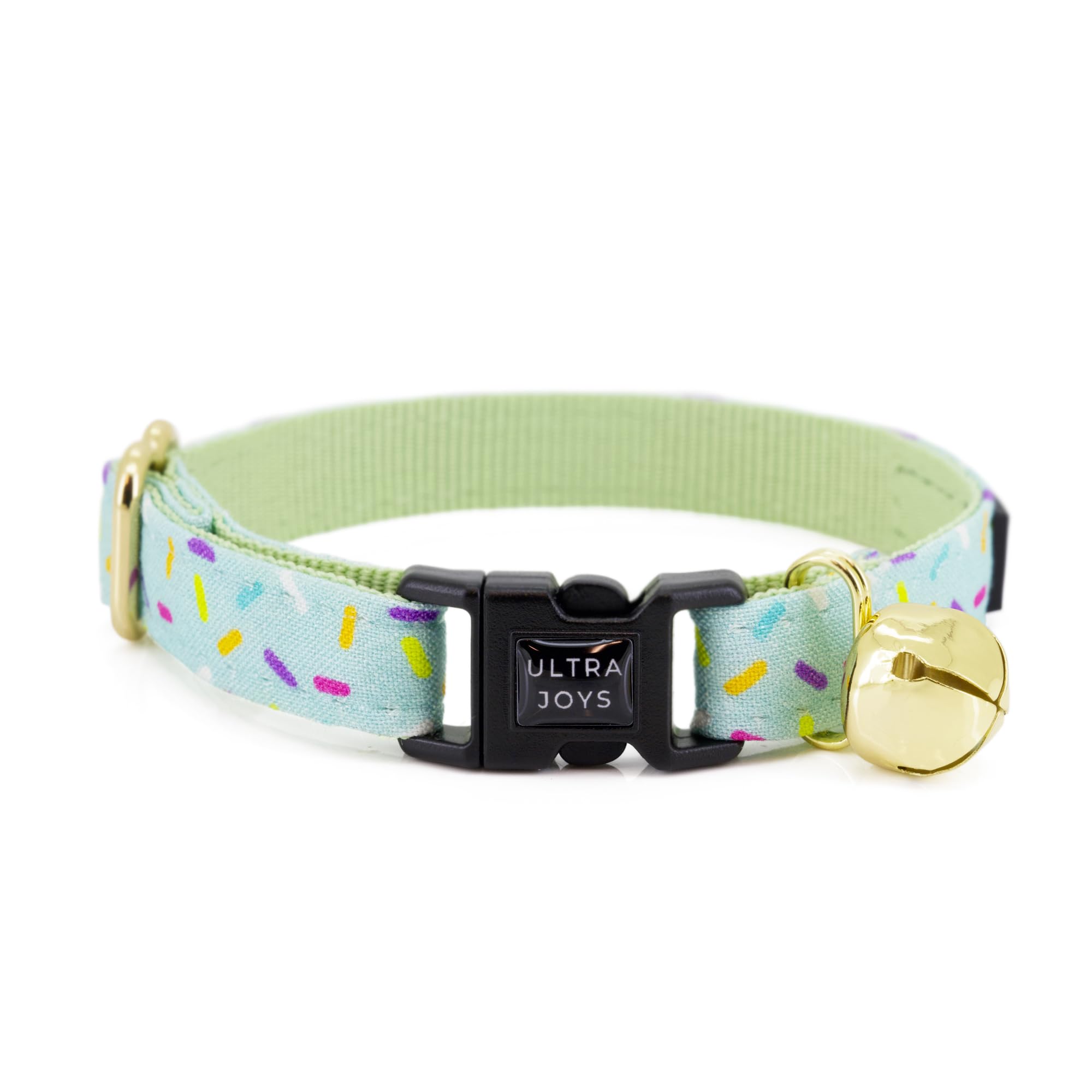 Ultra Joys Breakaway Cat Collar With Bells - Kitten & Adult, Boy & Girl - Birthday Gift Large