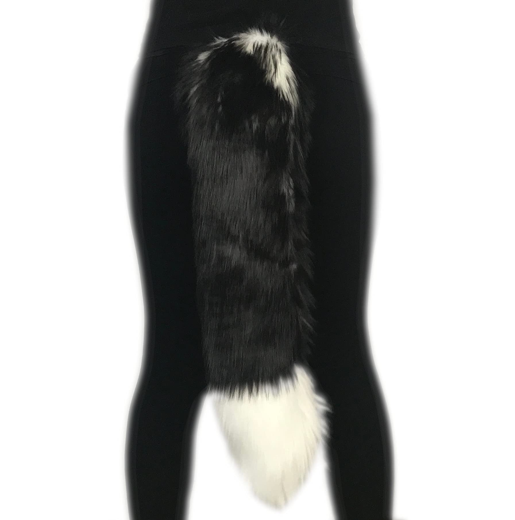 Bianna Creations Faux Fur Animal Tail, Handmade, Cosplay, Anime Lover, Costume Dress Up Pet Play Furry Super Soft Accessory (Fox
