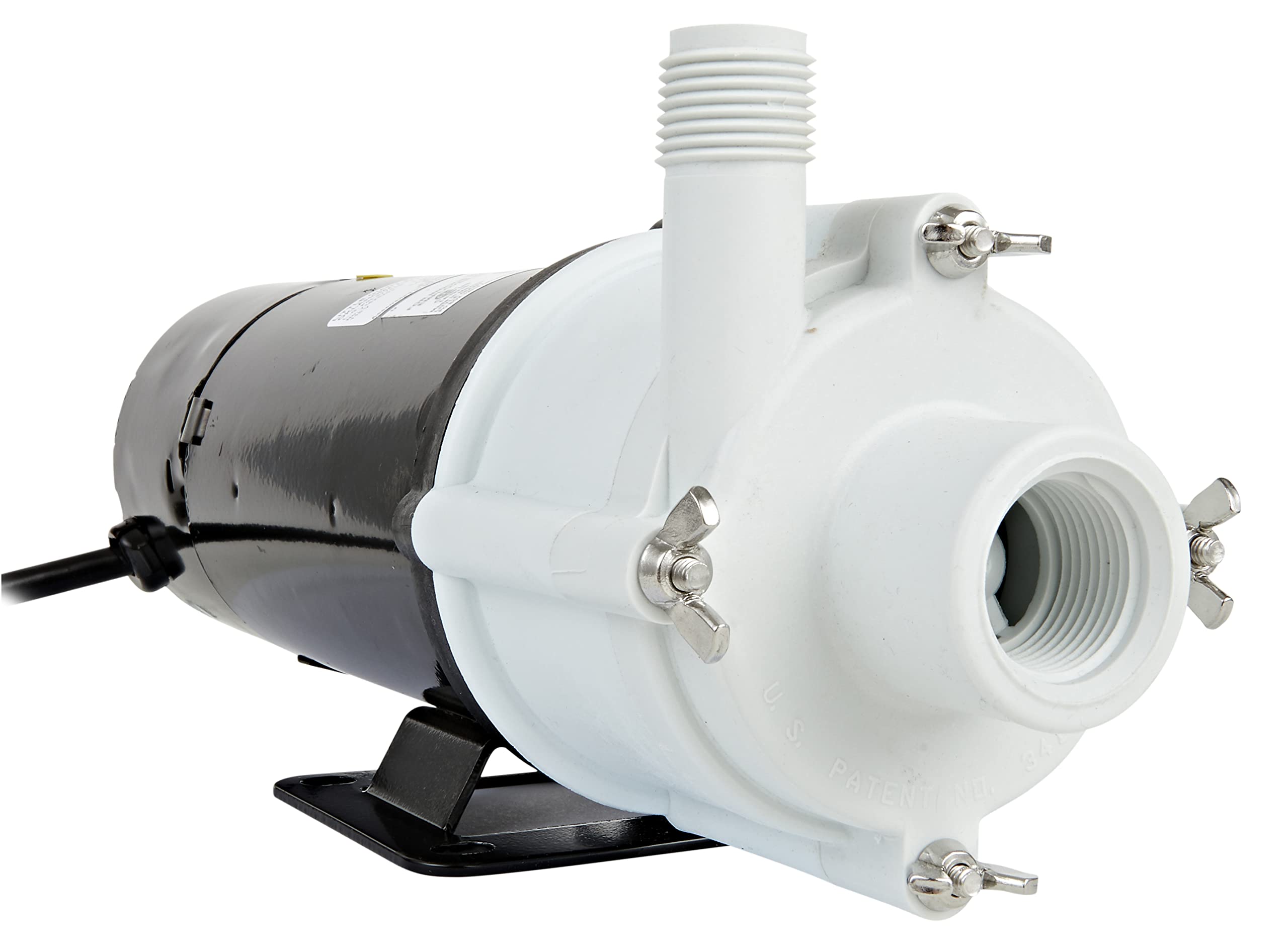 Little Giant 3-MDQX-SC 115-Volt, 1/15 HP, 1000 GPH, Non-Submersible Magnetic Drive Free Flow Aquarium Circulation Pump, 6-Ft. Co