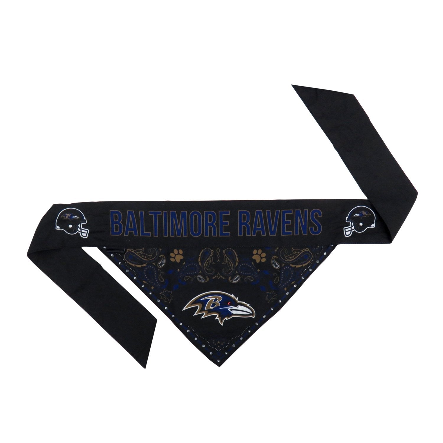 Littlearth Unisex-Adult Nfl Baltimore Ravens Pet Bandana, Team Color, X-Large