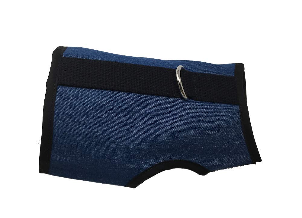 Kitty Holster Cat Harness, X-Small, Denim Blue