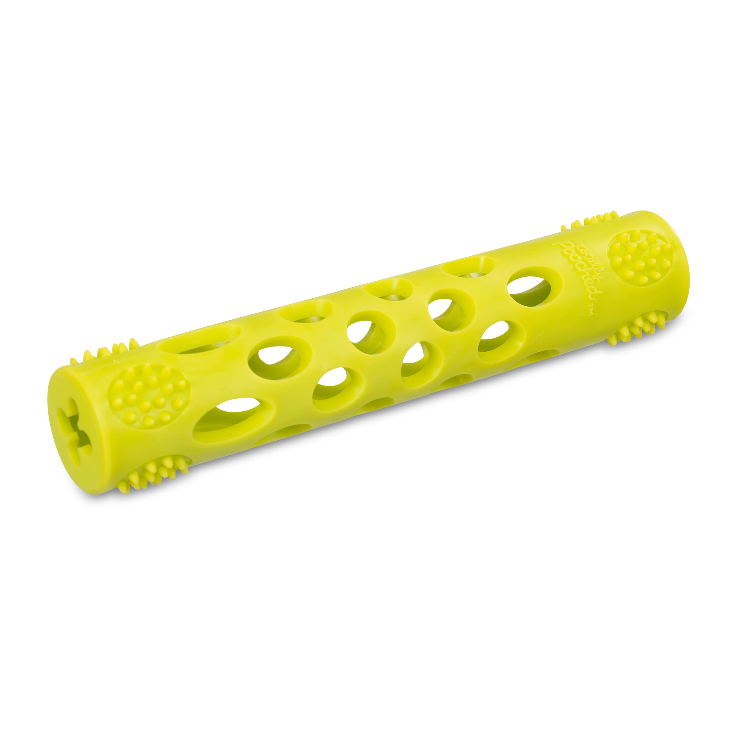 Messy Mutts TPR Puzzle Stick for Dogs | 10” x 2” Interactive Toy & Tooth Cleaner | Green