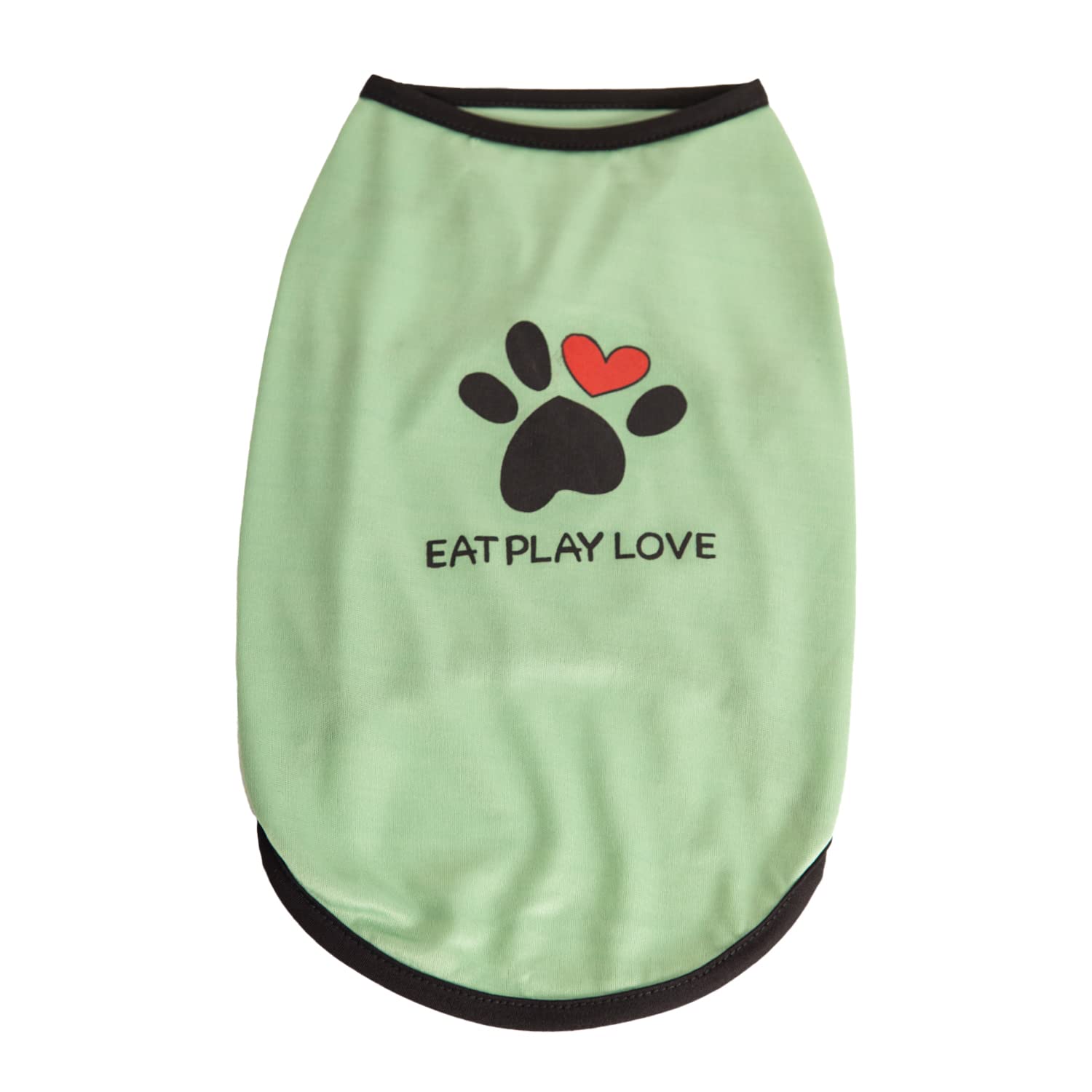 Lulala Printed Pet Shirt Summer Pet T Shirt Cool Puppy Dog T-Shirts Soft Breathable Dog Sweatshirt For Small Medium Dogs Cats (H