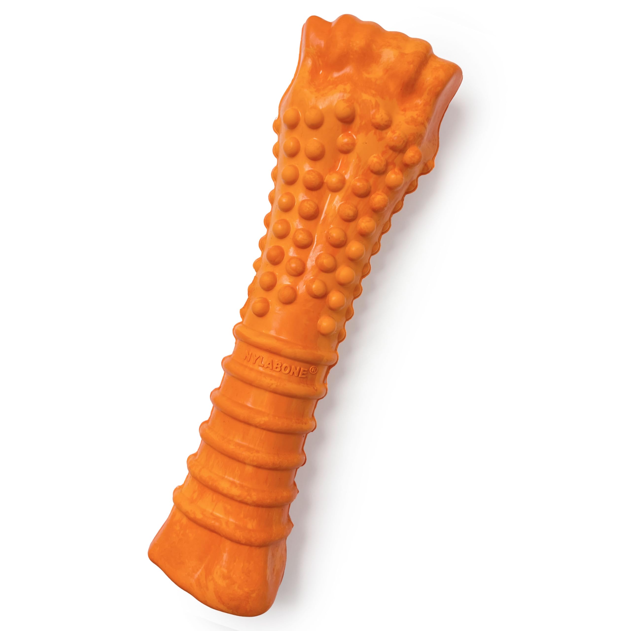 Nylabone Limited Edition 70th Birthday Textured Knuckle Bone Strong Chew Toy for Dogs, Rubber Dog Toys for Moderate & Aggressive