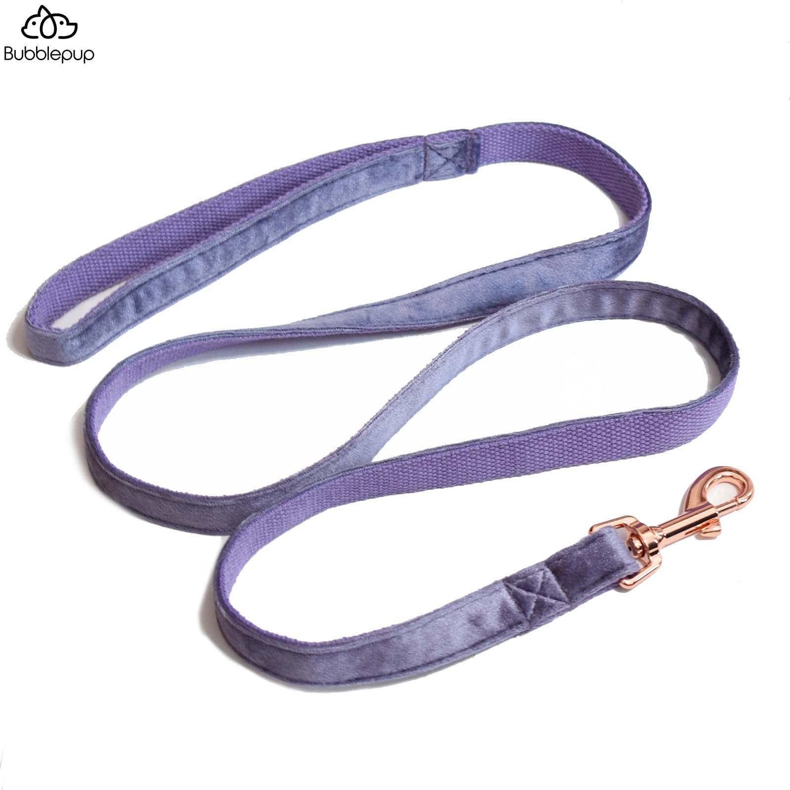 Bubblepup Velvet Dog Collar And Leash Set, Dog Collars For Small Medium Large Dogs Leash For Training & Walking