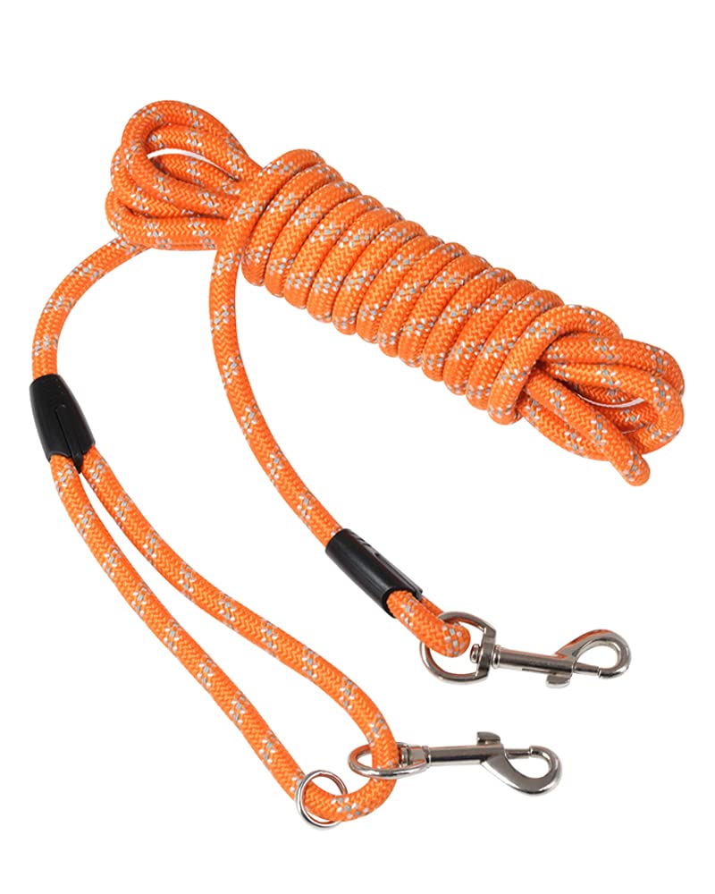 Long Leash For Dog Training 10Ft 16Ft 30Ft 50Ft 100Ft, Reflective Threads Check Cord Recall Dog Lead For Large Medium Small Dogs, Dog Tie-Out Cable For Playing, Camping, Or Backyard