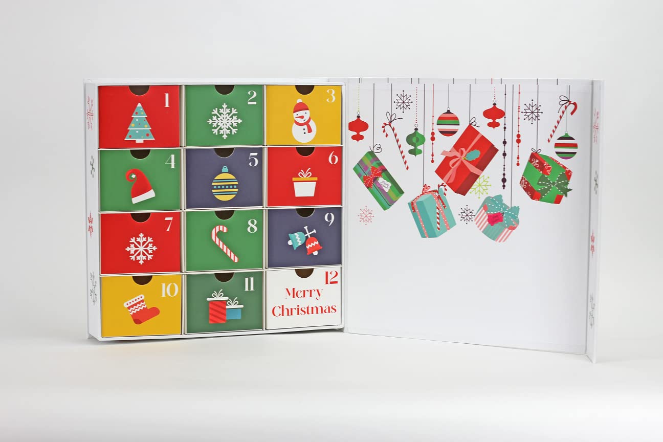 Midlee Cat Advent Calendar - 12 Days Of Christmas Filled Cat Toy Gift