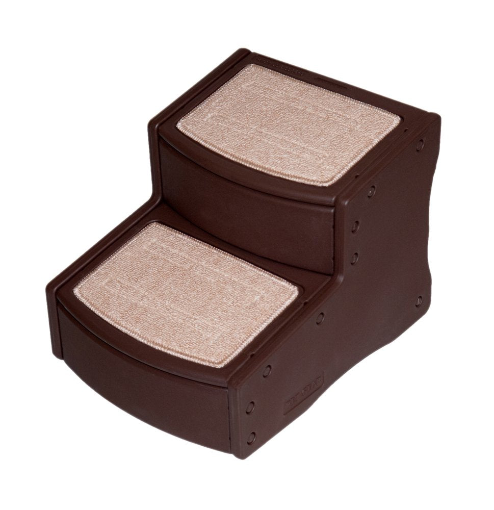 Pet Gear Easy Step Ii Pet Stairs, 2 Step For Dogs Up To 75-Pounds, Portable, Removable Washable Carpet Tread, No Tools Required, Available In 4 Colors