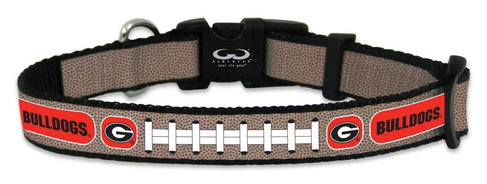 Ncaa Georgia Bulldogs Reflective Football Collar, Small