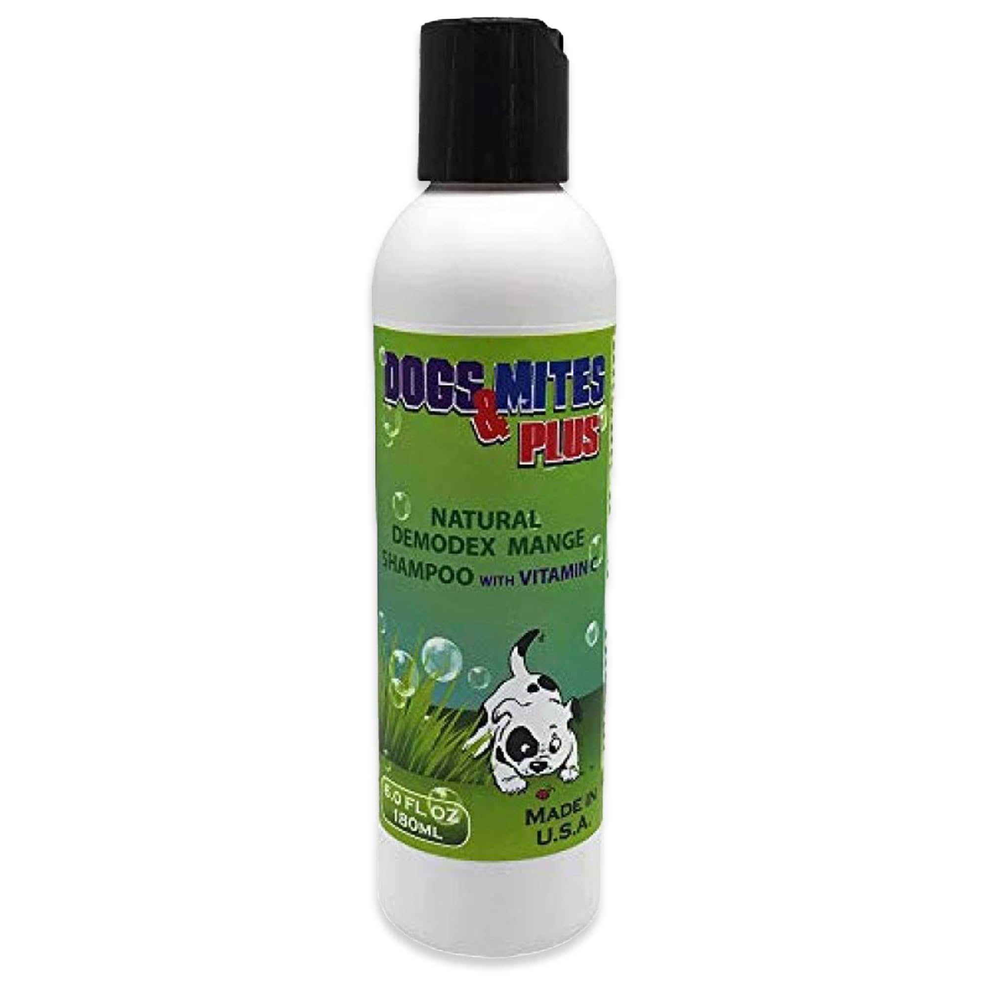 Ovante Dogs Plus Vitamin C Dog Shampoo | All Natural Dermatitis, Demodex Mange, & Hot Spot Treatment for Dogs | Fast and Effecti
