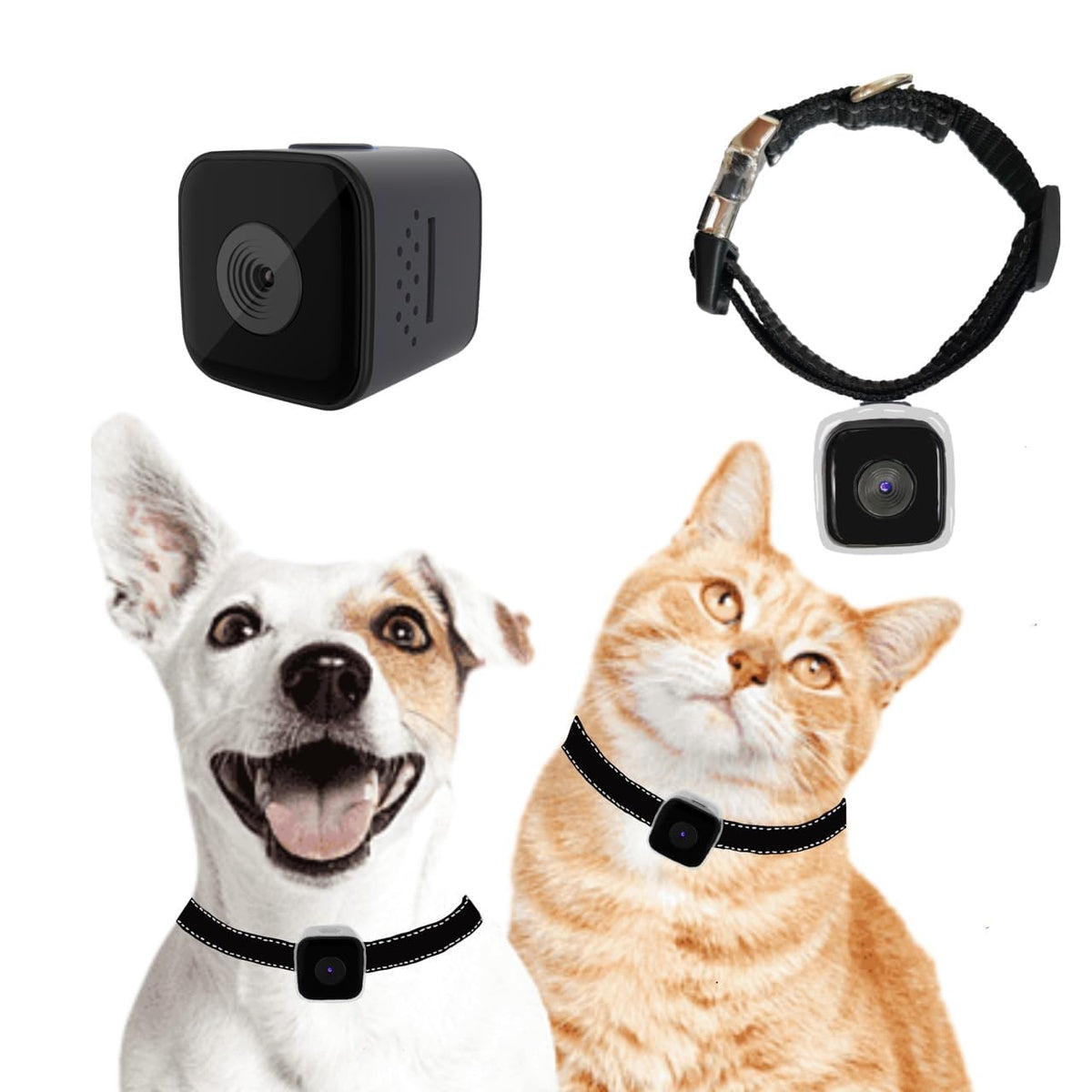 Kinetcam Cat Camera Collar, No Wifi Needed No App,Cat Collar Camera With Video Record, Body Camera For Cat/Dog Recording,Camera 