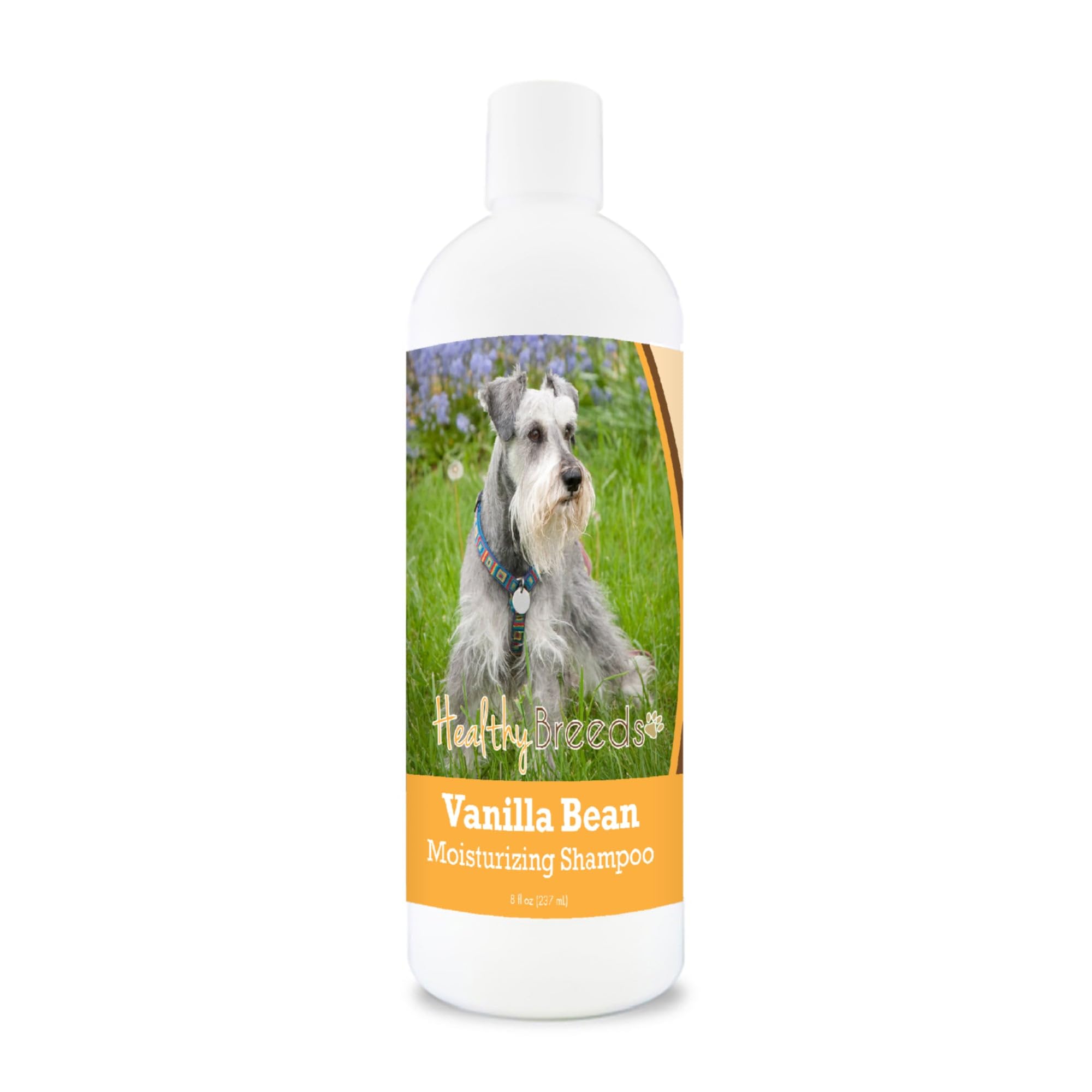 Healthy Breeds Miniature Schnauzer Vanilla Bean Moisturizing Shampoo + Conditioner - with Vitamins A, D, E + Coconut Oil - 8 oz