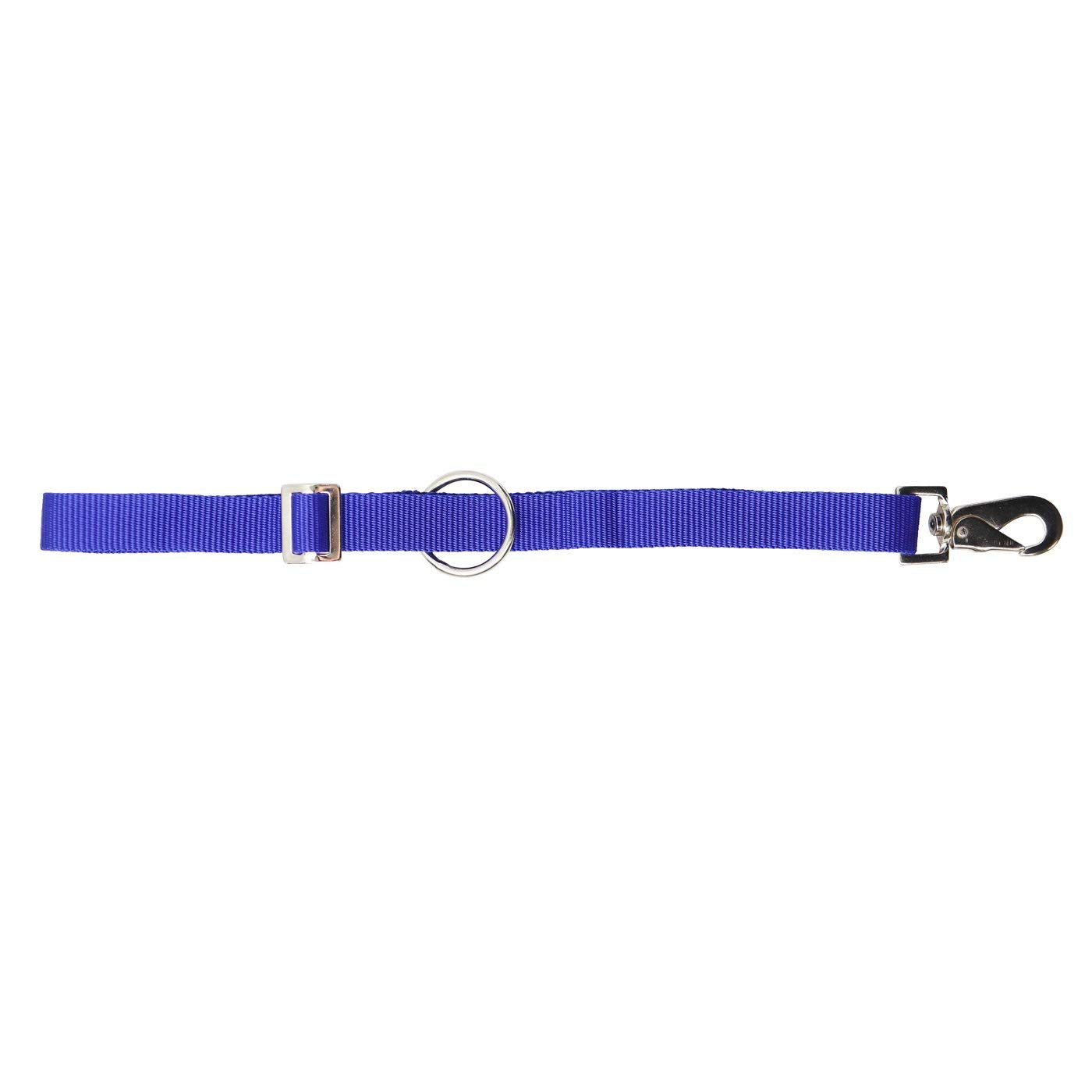 Heavy Duty Adjustable Horse Water Bucket Straps Hangers By Derby (Royal Blue)