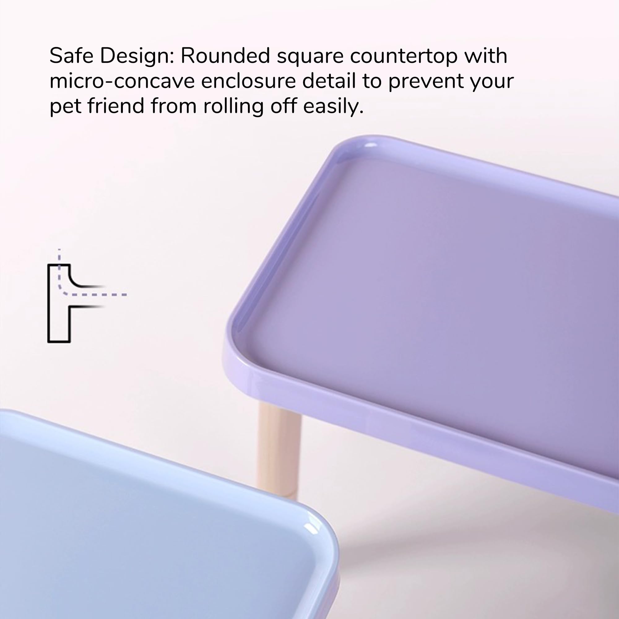 Tafit Hamster Platform - Cage Accessories and Play Decor for Dwarf Syrian Hamsters, Gerbils, Mice, Degus, and Other Small Pets (