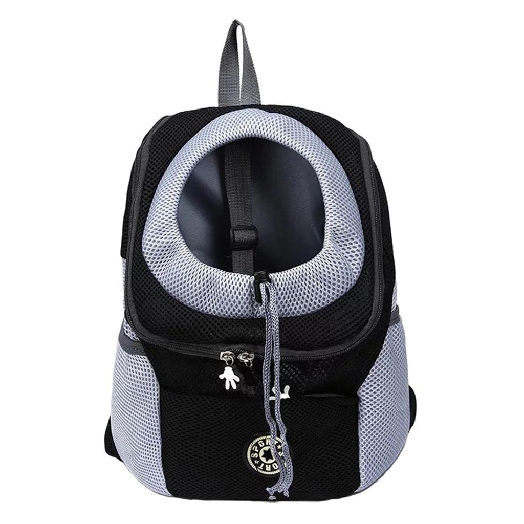 MYADDICTION Pet Dog Cat Carrier Shoulder Travel Bag Sling Backpack Pouch Black S