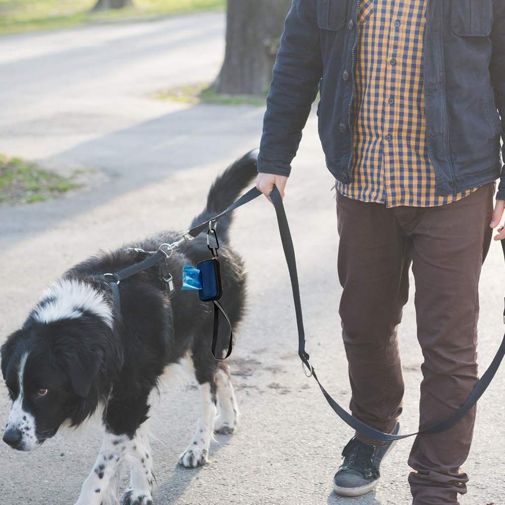 Fiazony 1400 Counts 40 Roll Dog Poop Bags Dog Waste Bags With Dispenser, Blue