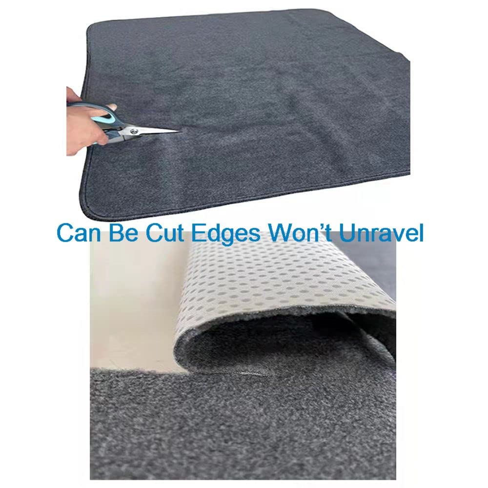 Peepeego Non-Slip Dog Pad 65 X 48, Washable Puppy Pads With Fast Absorbent, Waterproof For Training, Whelping For Puppy Playpen