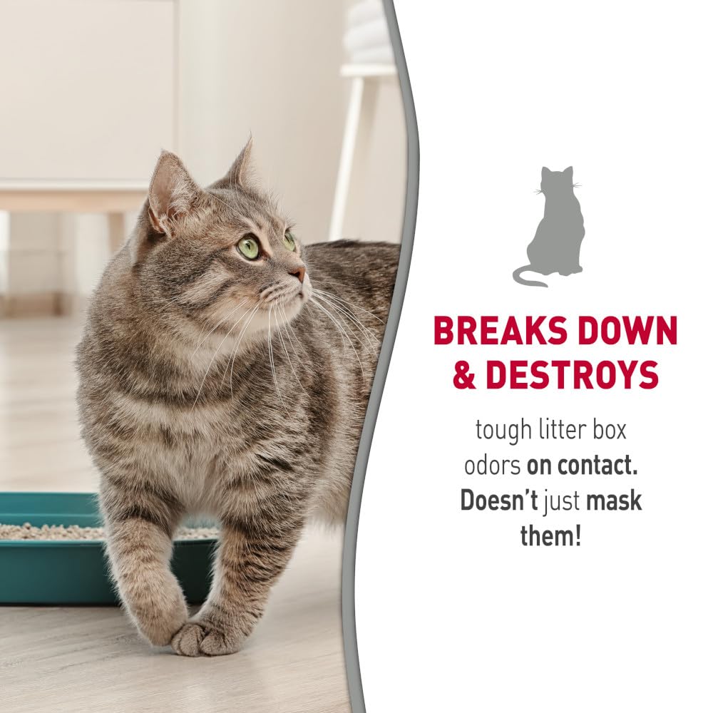 Nature'S Miracle Foam Litter Box Cleaner, Tough On Cat Urine Odors, Enzymatic Formula, 17.5 Oz