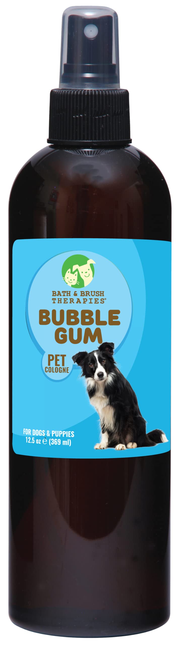 Bath & Brush Therapies Bubble Gum Pet Cologne 12.5 oz. For Dogs | Long-Lasting Pet Perfume | Odor Eliminator | Cruelty-Free | Pa
