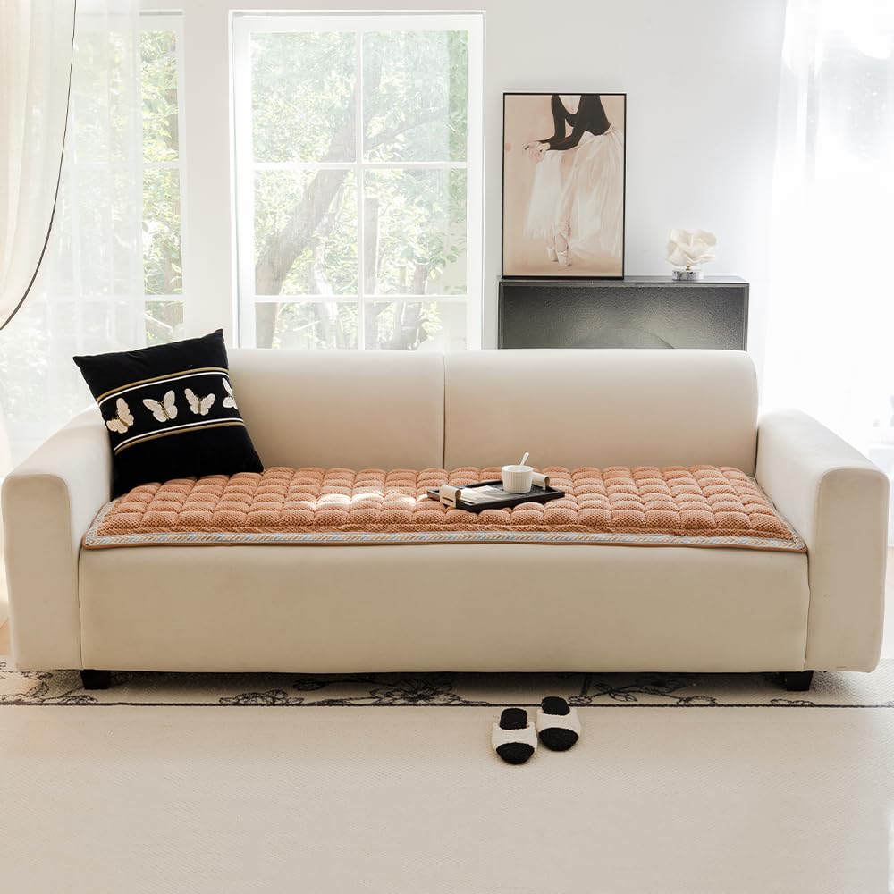 Awjcsv Dog Couch Cover Protector, Couch Cover For Dogs Washable, Pet Couch Covers For Sofa, Non Slip Dog Bed Sofa Cover (Drown,