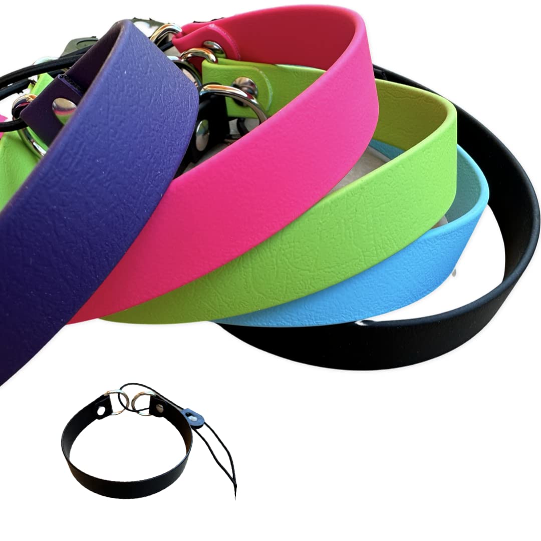 Sparkdog Collars Quick Adjust E-Collar Replacement Strap Dog Training Collar Fits Dogtra Replacement Strap, Genuine Biothane-Mad