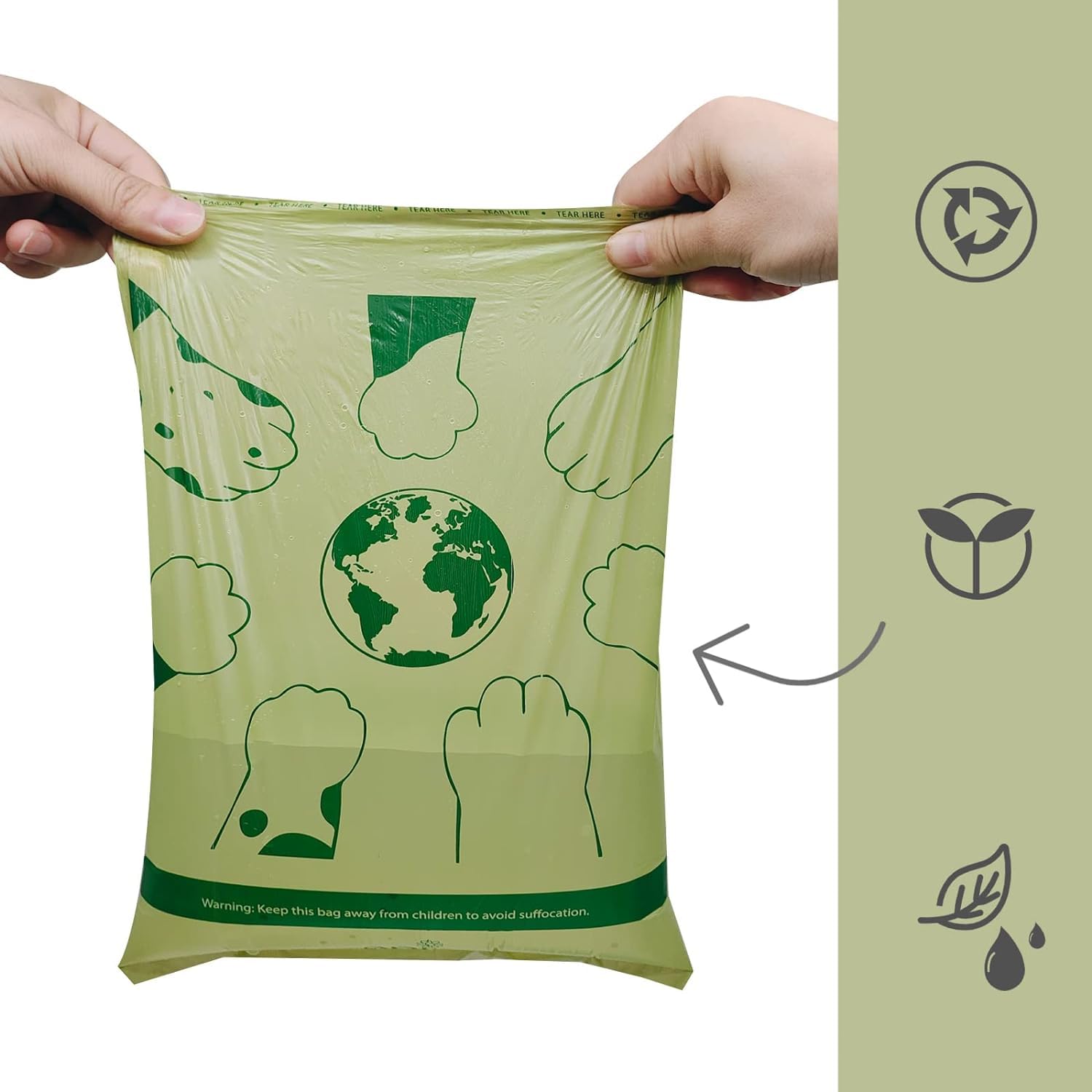 Shaouman Metal Dog Poop Bags Holder Aluminum Poo Bags Dispenser With Pet Waste Bags 3 Leash Clasp And Elastic Rope For Used Bags(1 Holder 135 Bags,Dark Green)