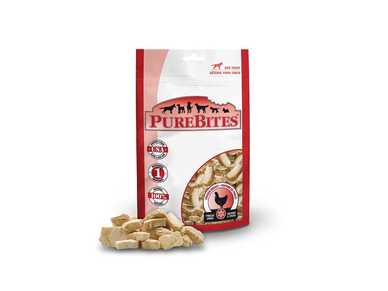 Purebites Chicken Breast For Dogs, 1.4Oz / 40G - Entry Size