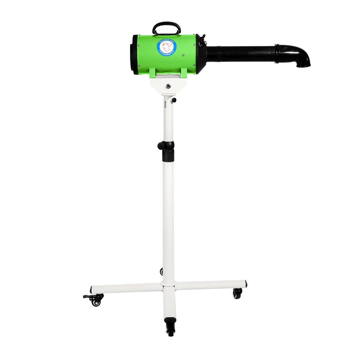 Flying Pig High Velocity Dog Pet Stand Grooming Dryer W/Variable Air Speed & Heat (Green)