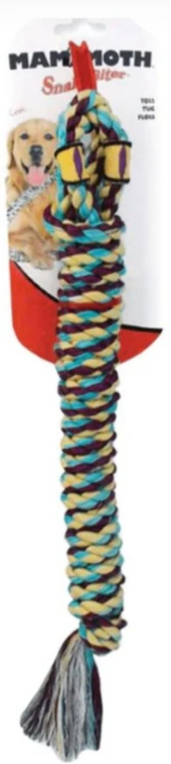 Mammoth Pet Products 43753061: Snakebiter Dog Toy Shorty, 18In