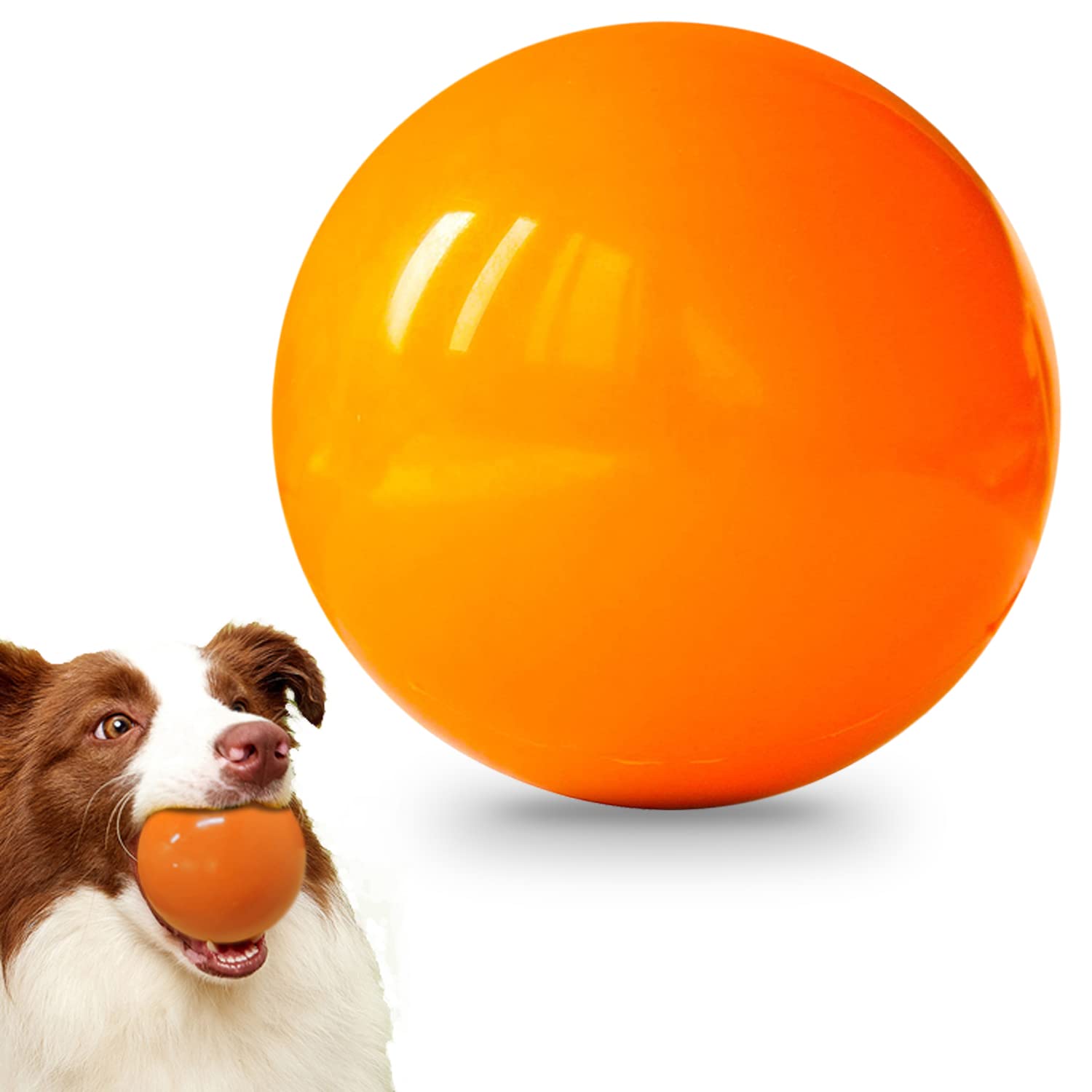 Dlder Dog Balls Indestructible,Solid Rubber Dog Ball Toys,Durable Bouncy Balls For Dogs Aggressive Chewers,100% Safe & Non-Toxic,Floating Dog Chew Toy Ball For Medium&Large Dogs To Play And Fetch.