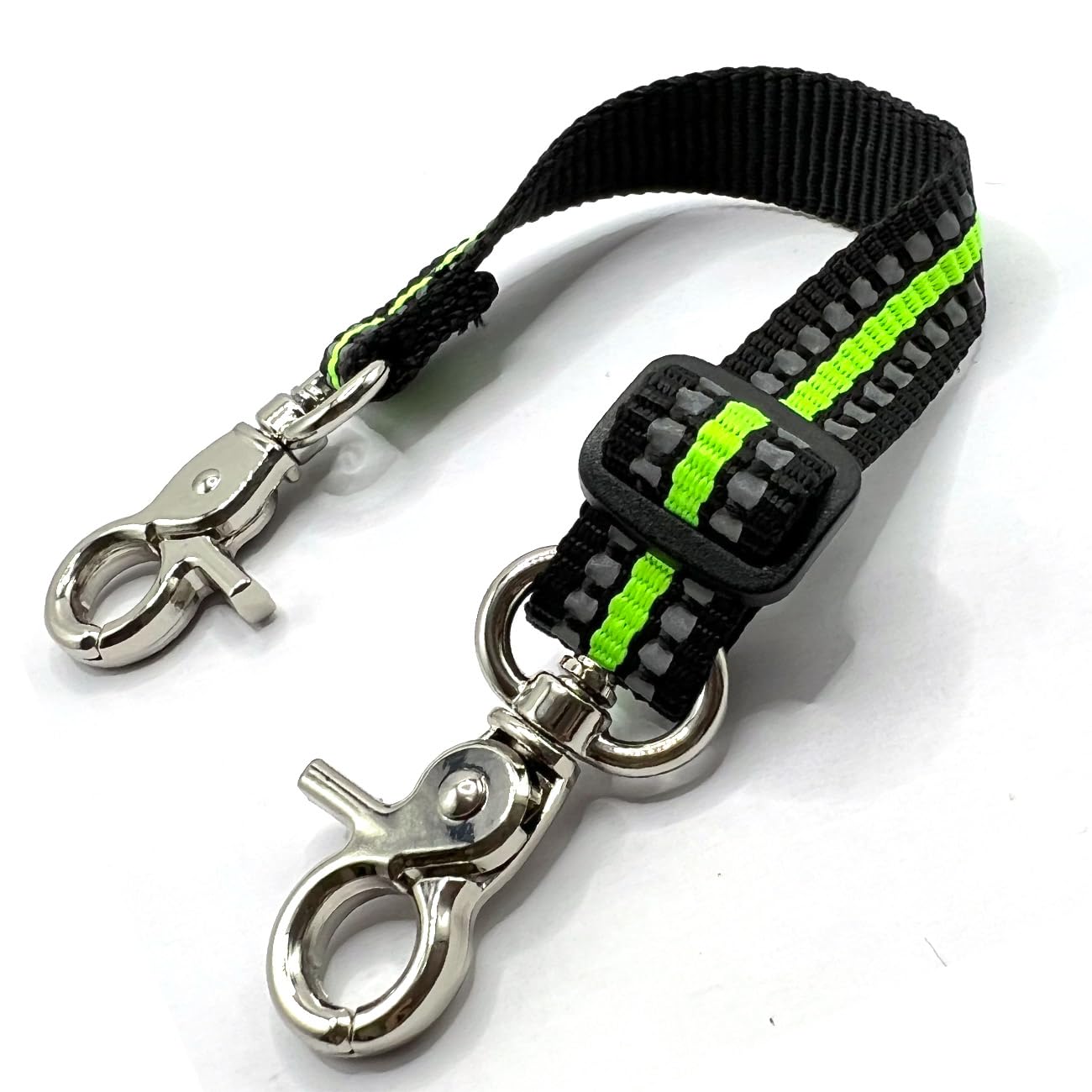 Adjustable Backup Safety Clip For Small Dog Collar, Prong Collar For Mini Dogs, Double Ended Gentle Slip Collar For Dog Harness